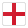 Bandera Selección de Inglaterra. Eurocopa 2020