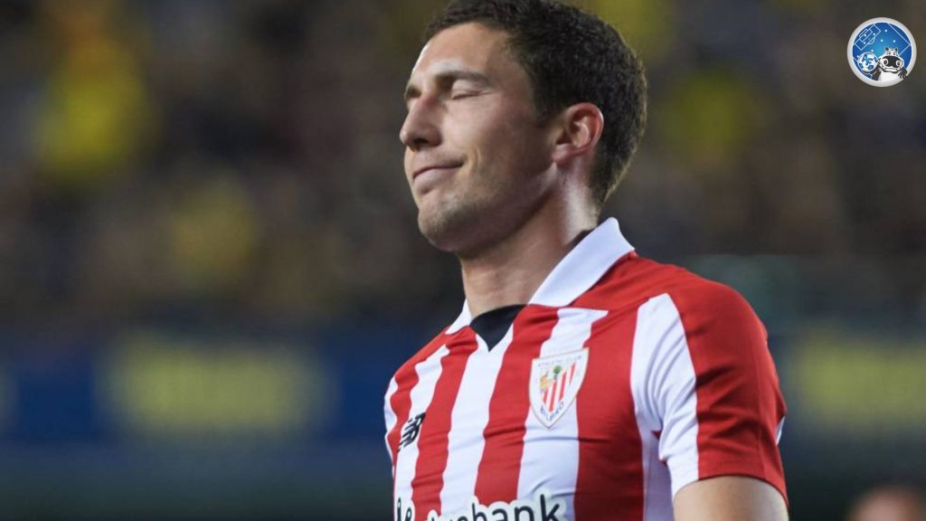 De Marcos con la camiseta del Athletic de la Liga