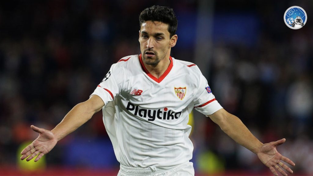 Navas con la camiseta del Sevilla de LaLiga