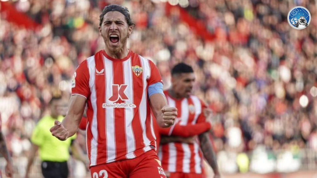 Babic con la camiseta del Almeria de La Liga